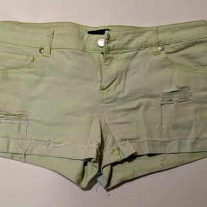 Fire Los Angeles Lime Green Shorts Size 9